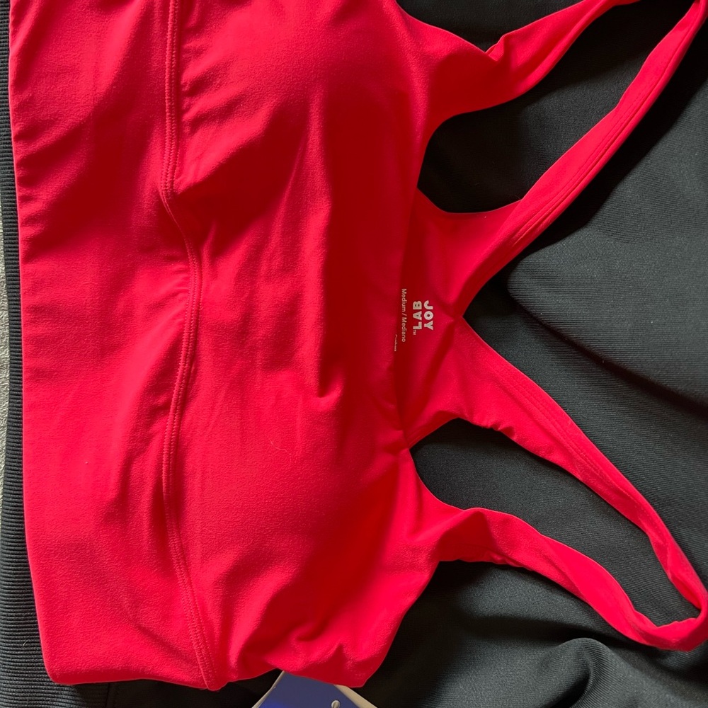JoyLab Bold Red Activewear Top